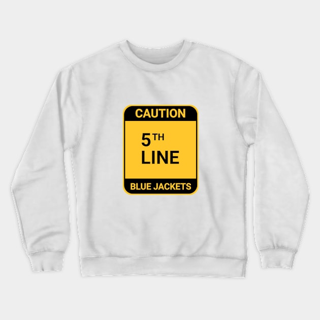 5th LINE Crewneck Sweatshirt by BURN444